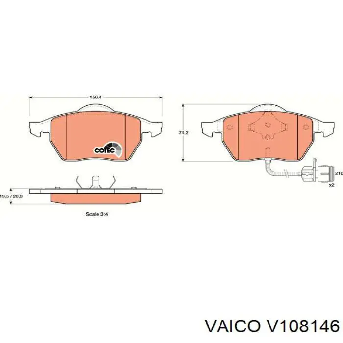 Pastillas de freno delanteras Audi A6 4F2