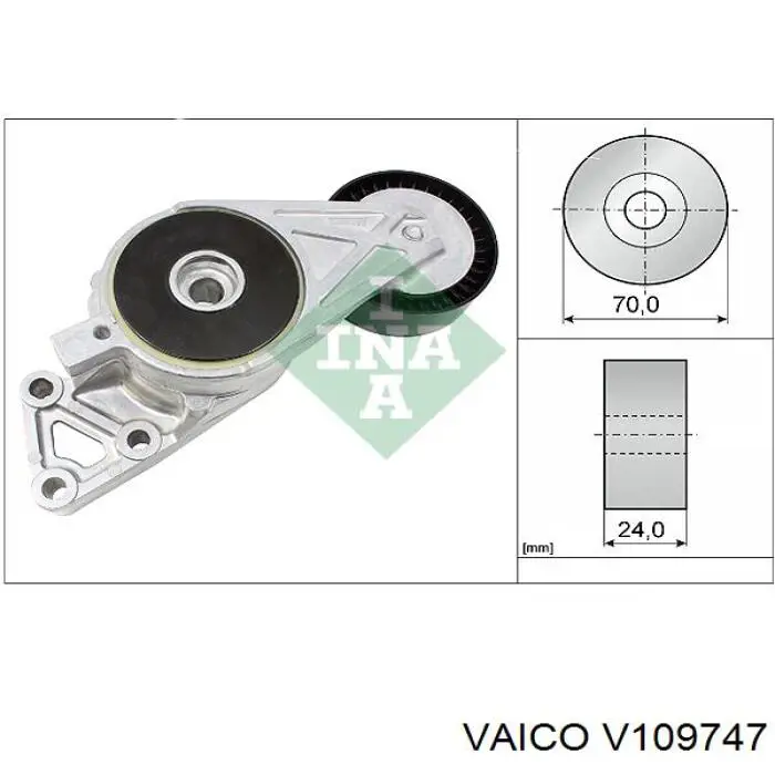 Rodillo tensor correa poli V Audi A3  desde 13,44 €