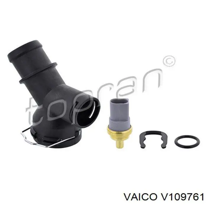 V109761 VEMO/Vaico brida del sistema de refrigeración (triple)