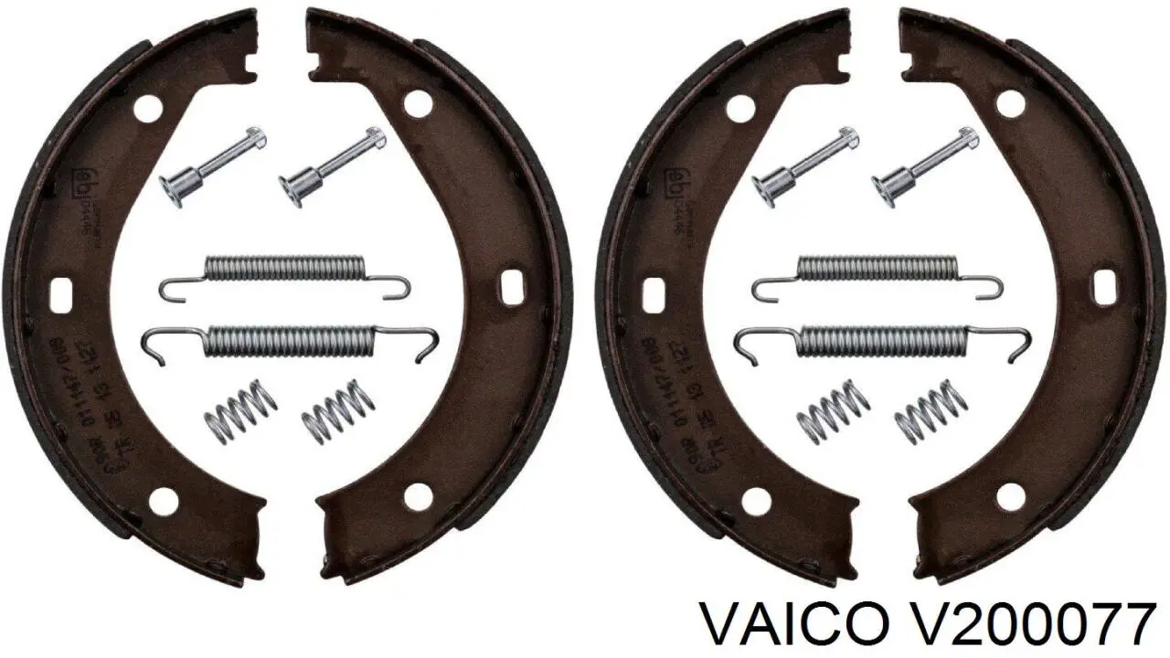 Juego de zapatas de frenos, freno de estacionamiento BMW 5 E28