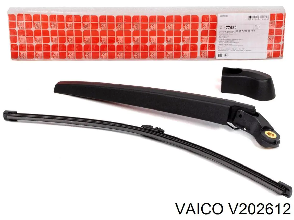 Brazo del limpiaparabrisas, trasero V202612 VEMO/Vaico