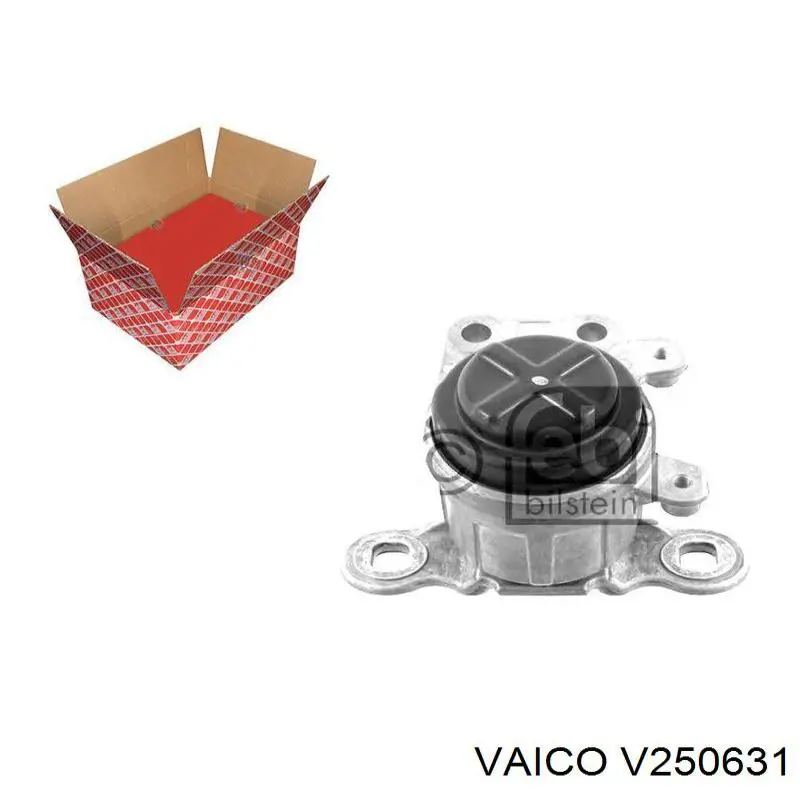 Soporte de motor derecho V250631 VEMO/Vaico