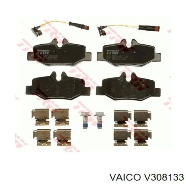 Pastillas de freno traseras V308133 VEMO/Vaico