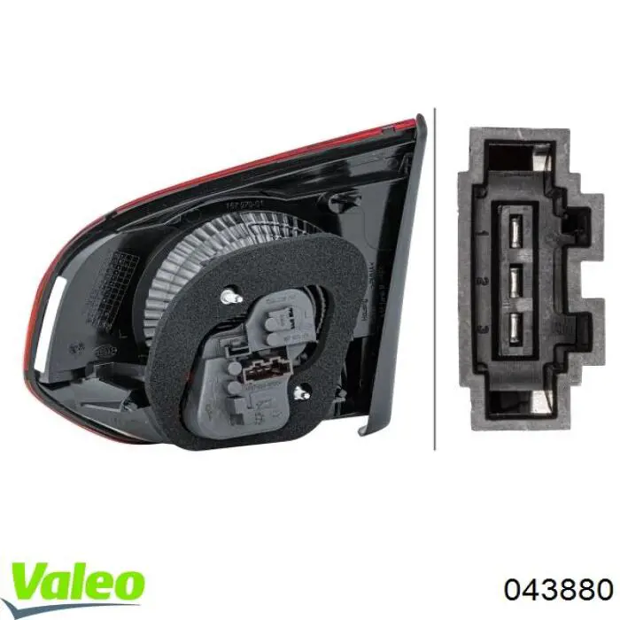 Piloto trasero interior izquierdo 42515552 Jumasa