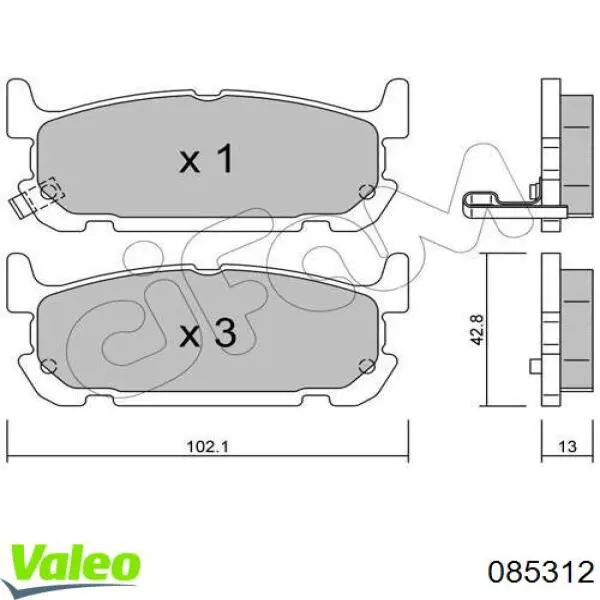 Faro izquierdo 7701038269 Renault (RVI)