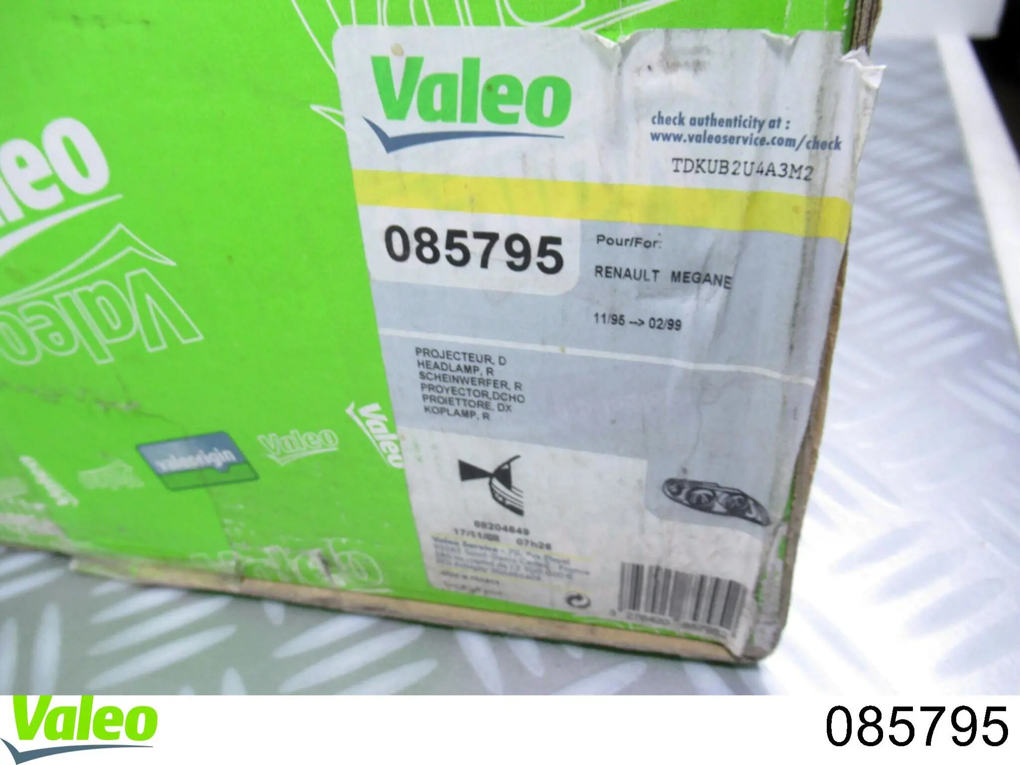 085795 VALEO faro derecho