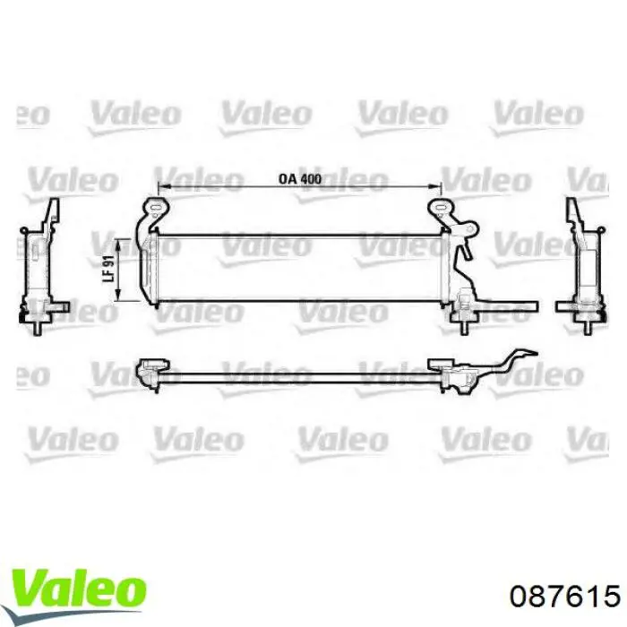 087615 VALEO faro antiniebla izquierdo