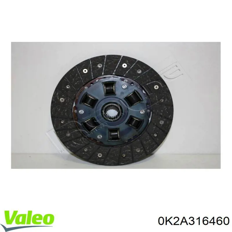 0K2A316460 VALEO disco de embrague