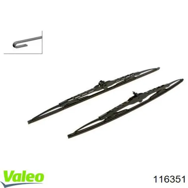 116351 VALEO Escobillas Limpiaparabrisas delanteras
