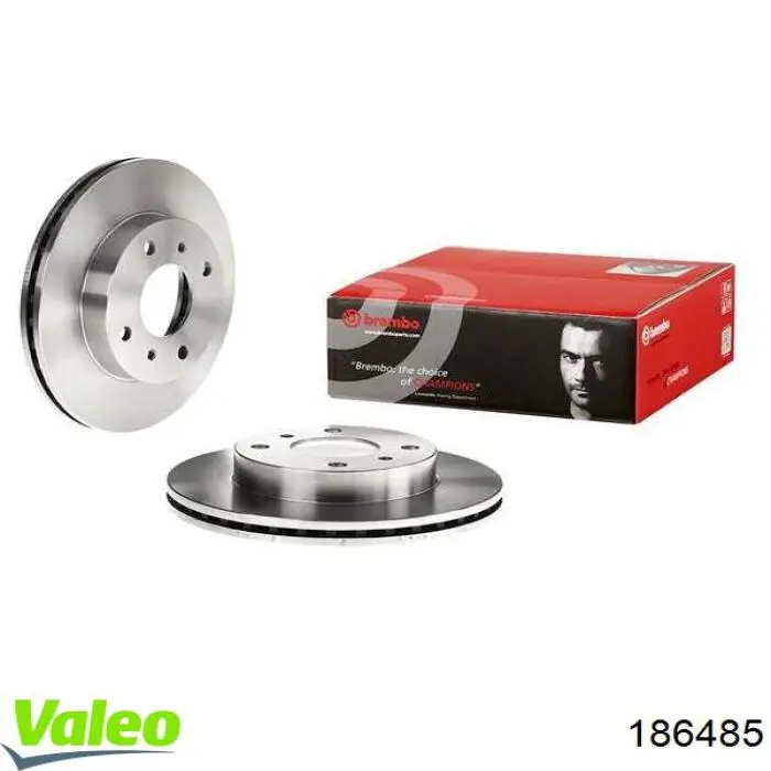 186485 VALEO freno de disco delantero