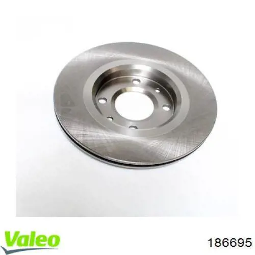 Comprar 186695 VALEO Freno de disco delantero