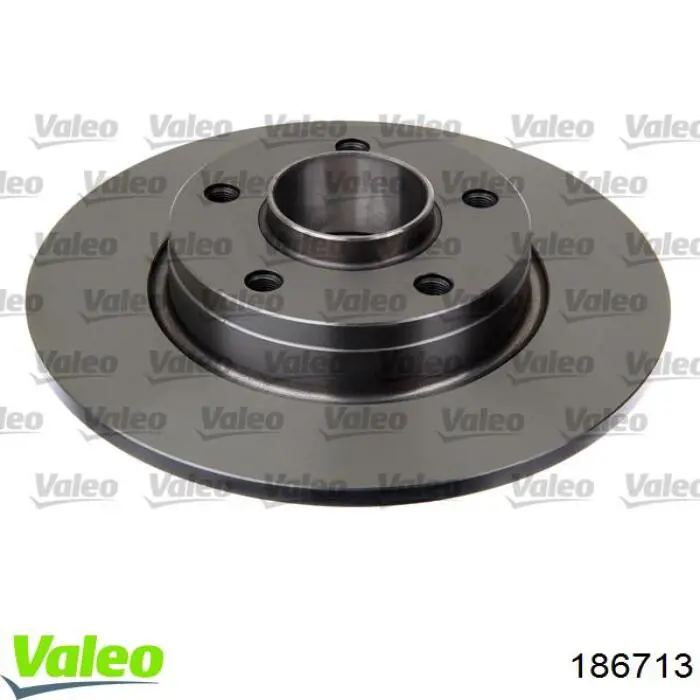 186713 VALEO disco de freno trasero