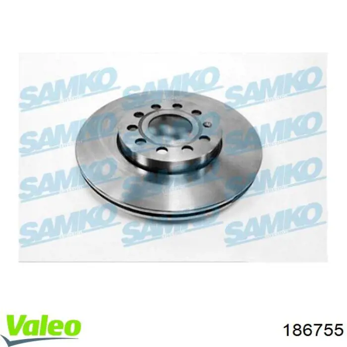 Freno de disco delantero Volkswagen Caddy 2 9K9