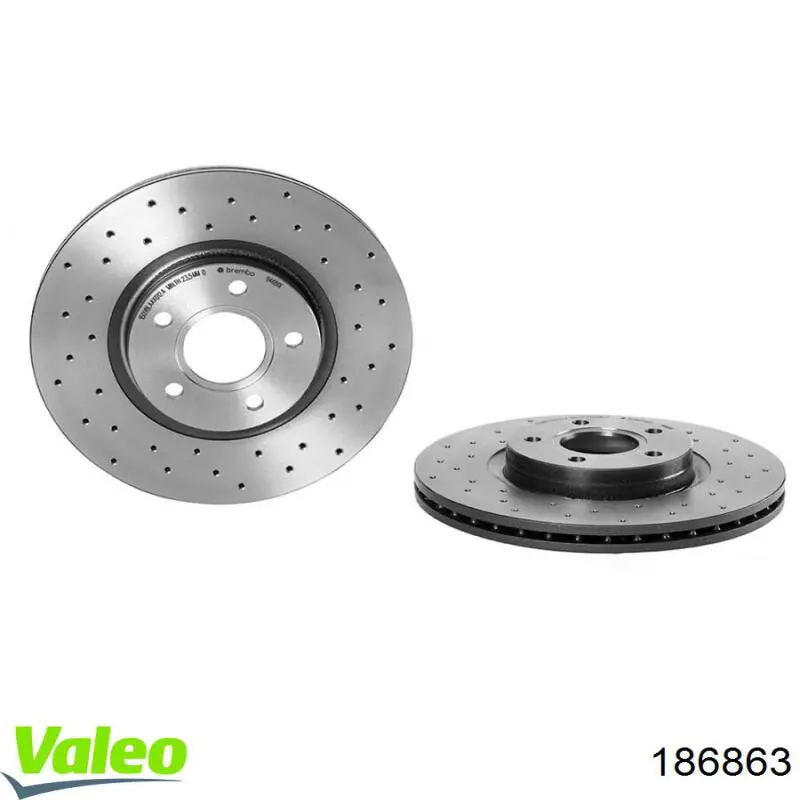 Freno de disco delantero Volvo V40 525, 526