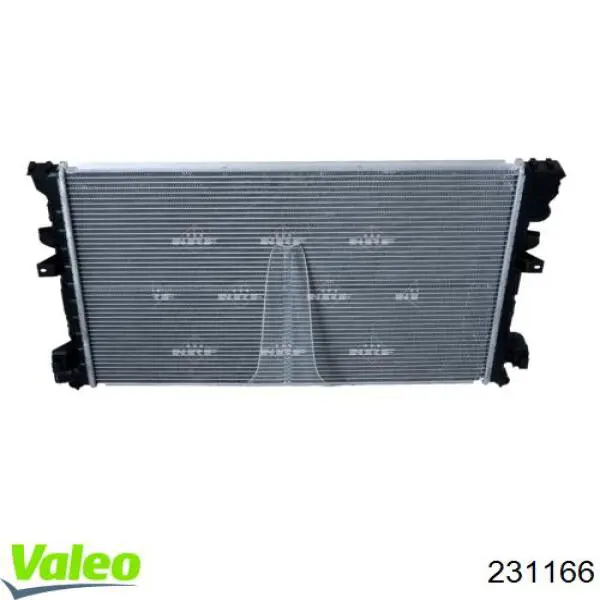 231166 VALEO radiador refrigeración del motor