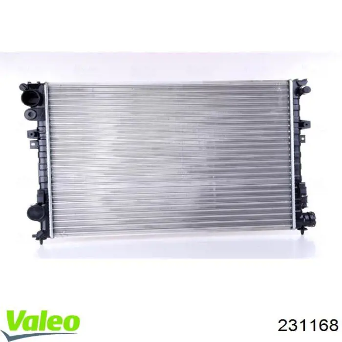 231168 VALEO radiador refrigeración del motor