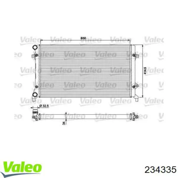 NRF56153A NRF radiador refrigeración del motor