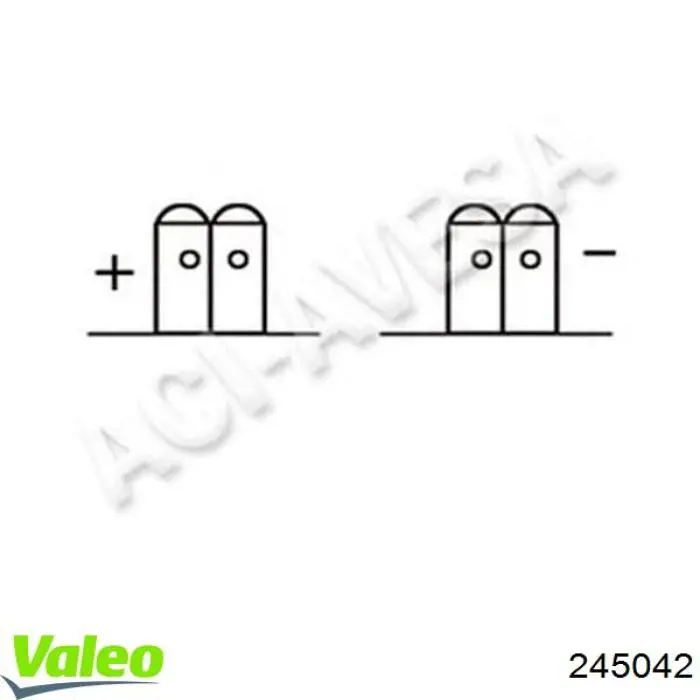 245042 VALEO bobina de encendido