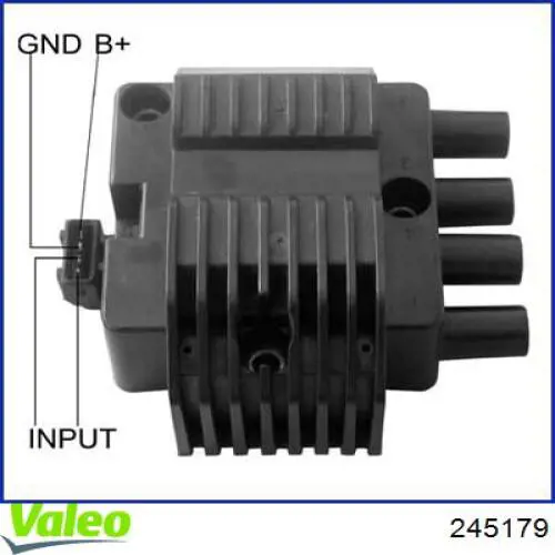 Bobina de encendido VALEO 245179