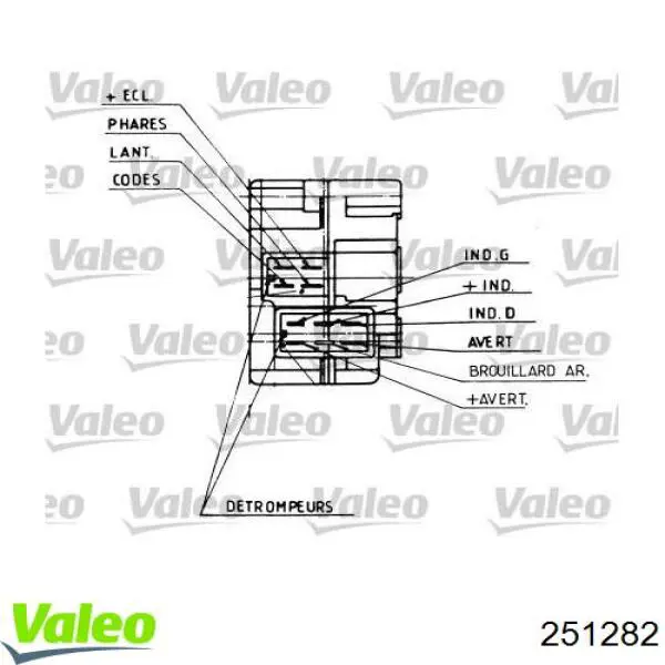 Valeo VA251283 Leva Devio Guida: Nuova Leva Per Comandi Sterzo Auto - 3
