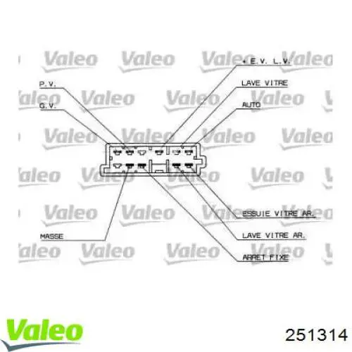Conmutador derecho de la columna de dirección VALEO 251314 precio, desde 65,15 EUR