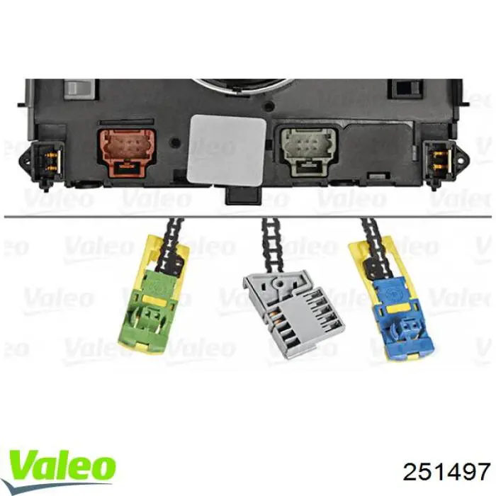 Conmutador de la columna de dirección VALEO 251497