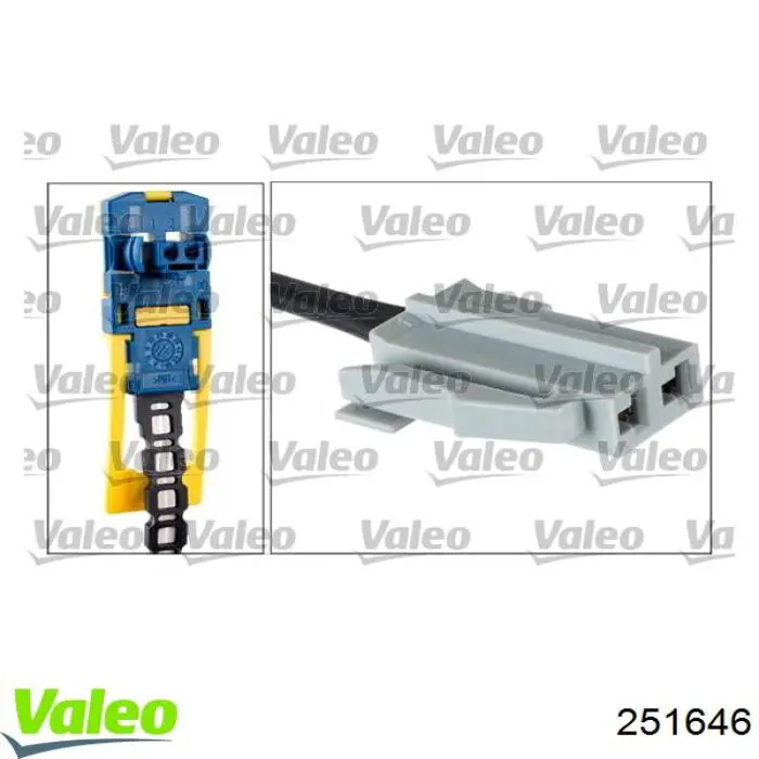 Interruptor central de la columna de dirección 251646 VALEO