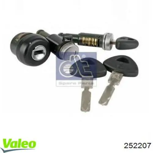 252207 VALEO Bombín de cerradura de puerta delantera