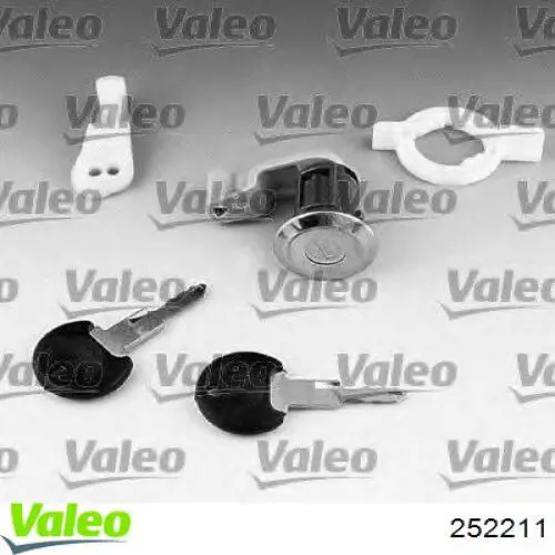 Cilindro de cerradura de la puerta delantera derecha 252211 VALEO