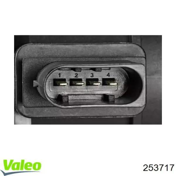 253717 VALEO sensor de flujo de aire/medidor de flujo (flujo de aire masibo)