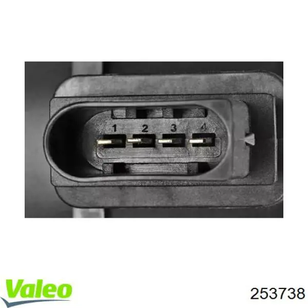 253738 VALEO sensor de flujo de aire/medidor de flujo (flujo de aire masibo)