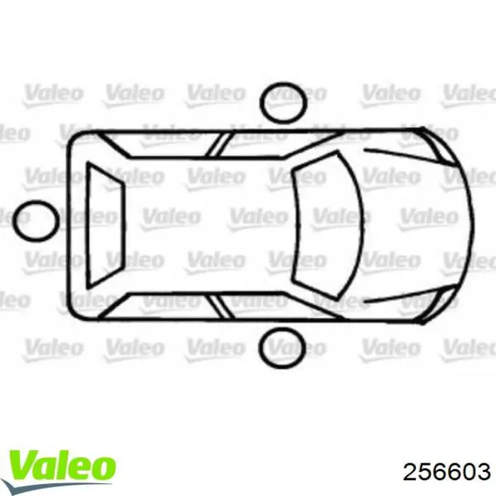 Comprar 256603 VALEO Bombín de cerradura de puerta delantera
