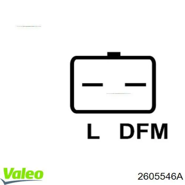 2605546A VALEO alternador