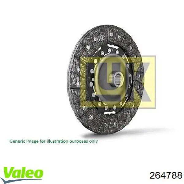 Disco de embrague 264788 VALEO