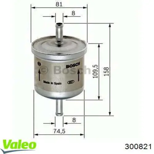 Comprar 300821 VALEO Escobillas alternador