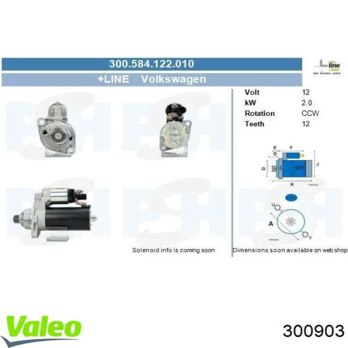 Comprar 300903 VALEO Puente de diodos, alternador