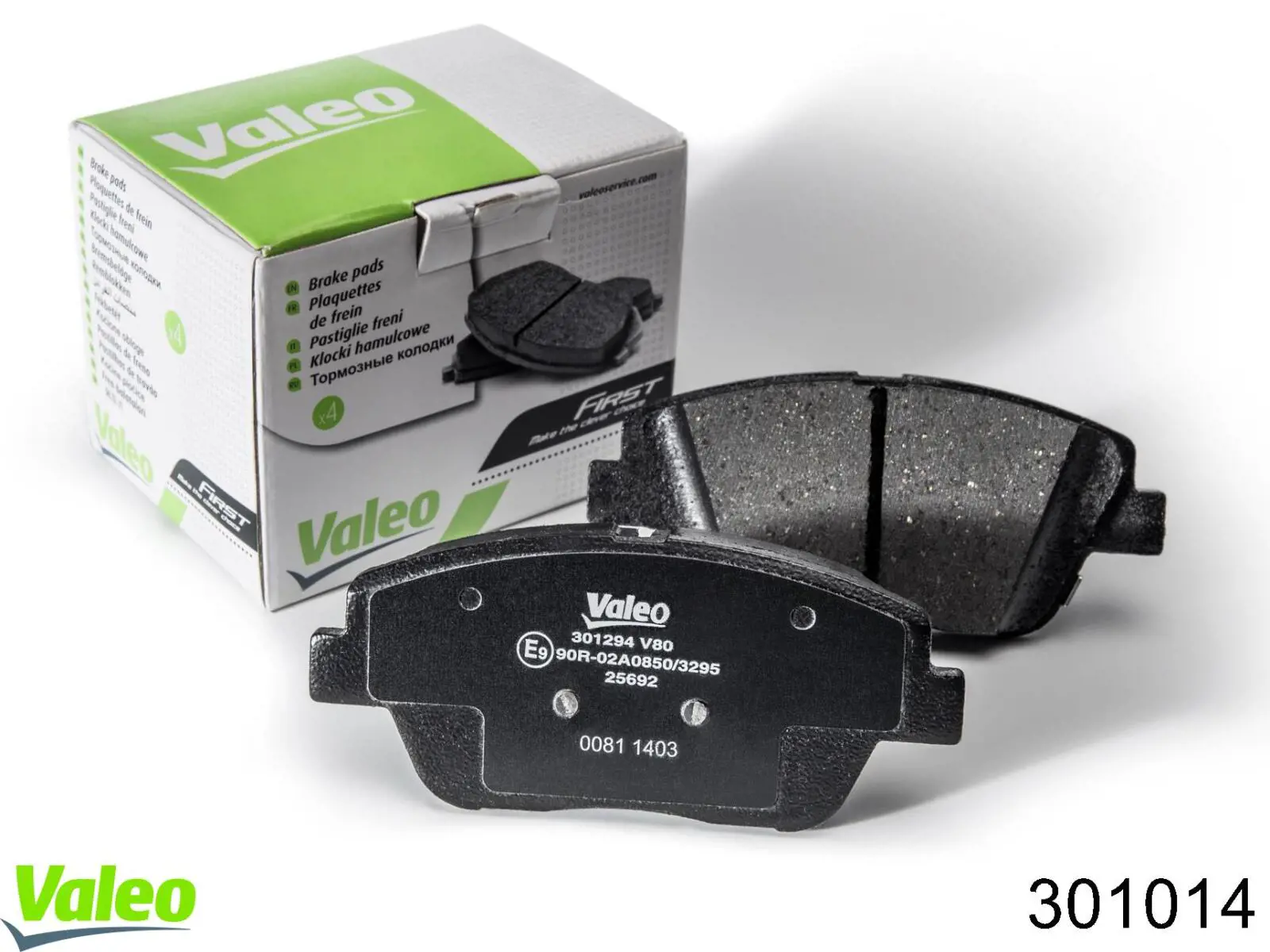 301014 VALEO pastillas de freno delanteras