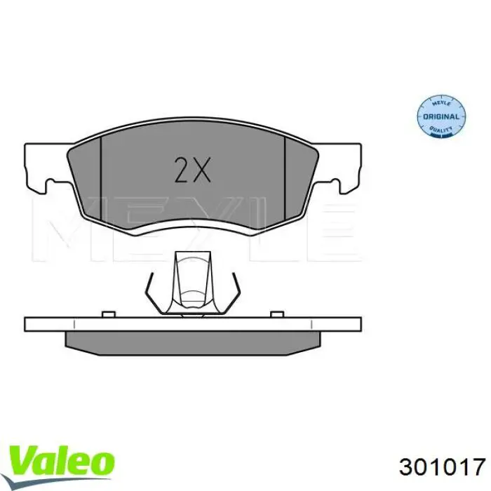 Pastillas freno delanteras VALEO 301017 precio, desde 26,89 EUR