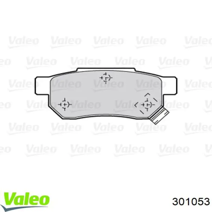 301053 VALEO pastillas de freno traseras