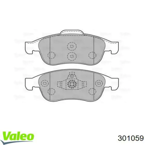 Comprar 301059 VALEO Pastillas delanteras de freno