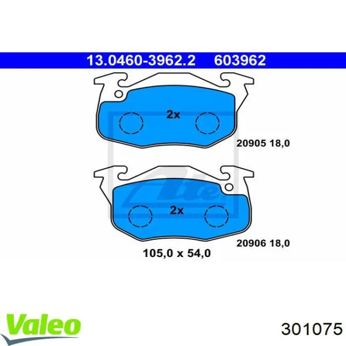 Pastillas de freno para Renault 18 134