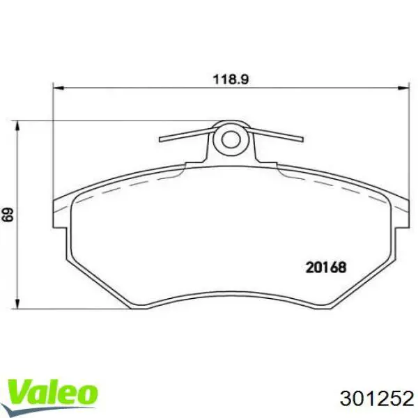 Pastillas de freno delanteras Seat Toledo 1 1L