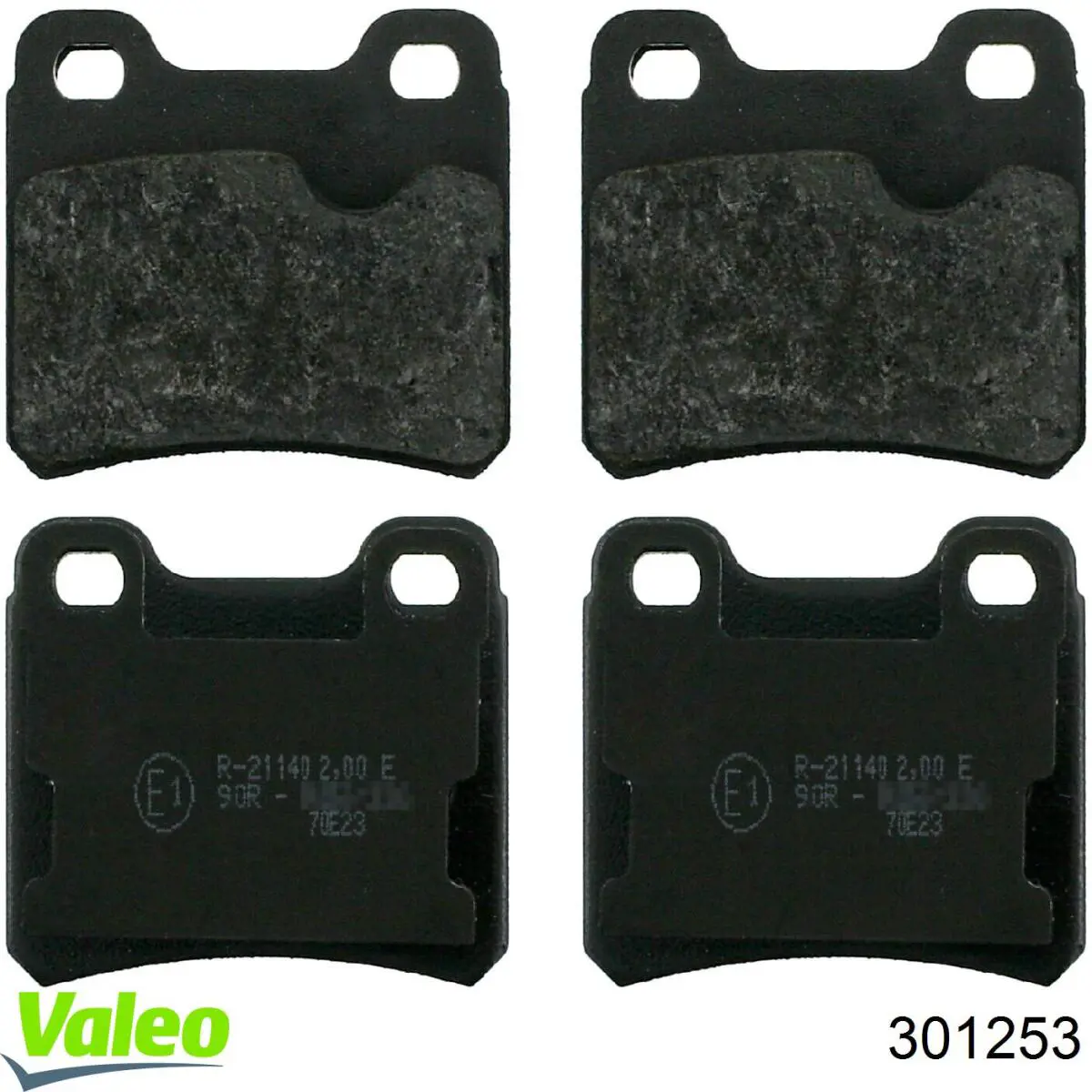 301253 VALEO pastillas de freno traseras