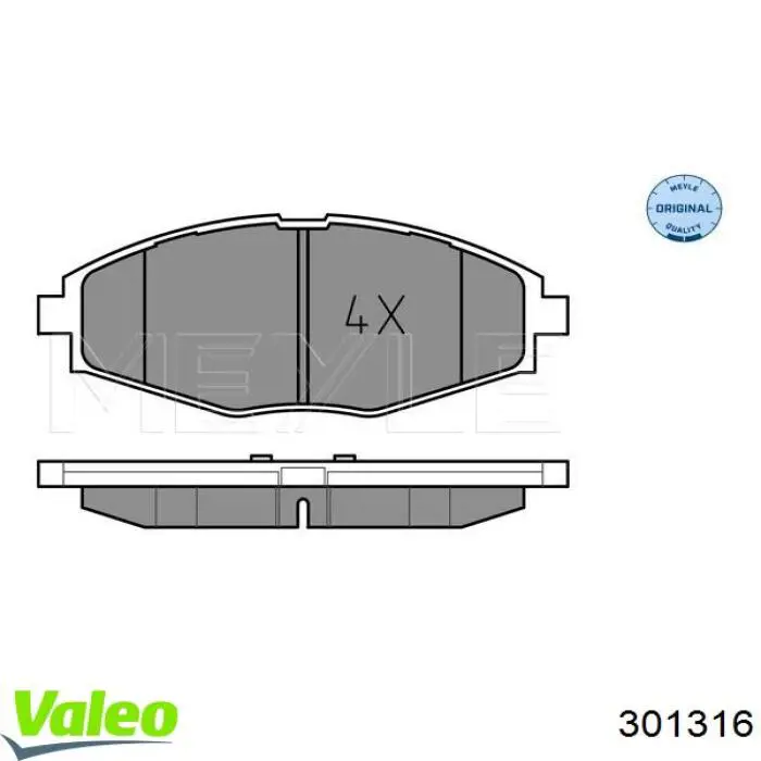 Pastillas de freno delanteras Chevrolet Spark (Matiz) M200, M250