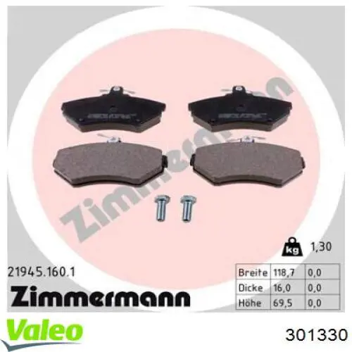 Pastillas de freno delanteras Seat Ibiza 2 6K1