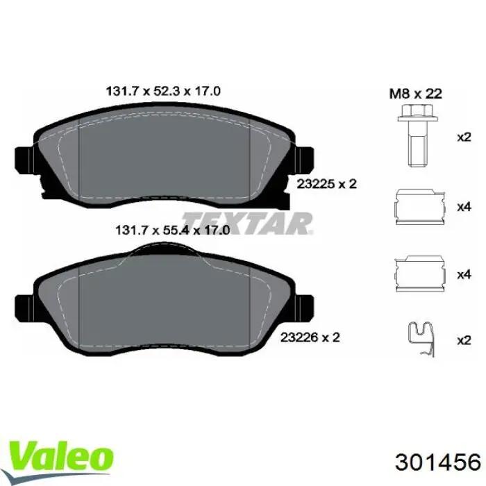 Pastillas de freno delanteras Opel Corsa F08, F68
