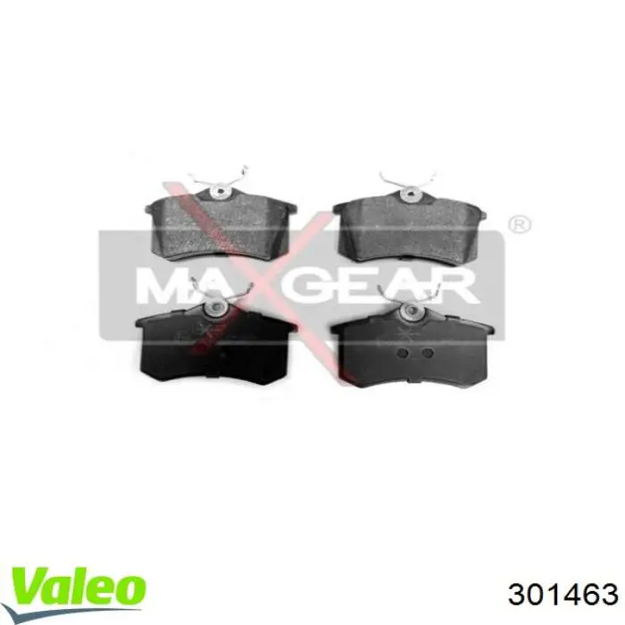 Pastillas traseras VALEO 301463