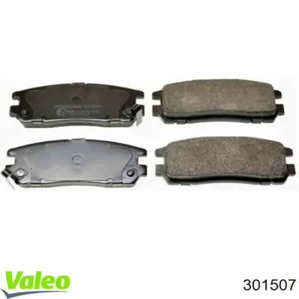 301507 VALEO pastillas de freno traseras