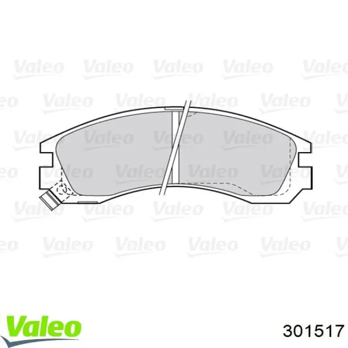 Comprar 301517 VALEO Pastillas delanteras de freno