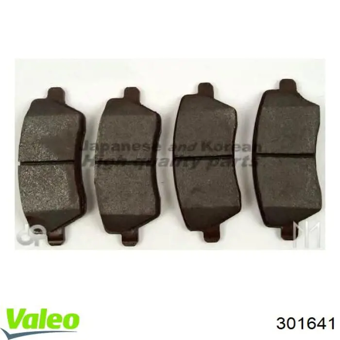 301641 VALEO pastillas de freno delanteras